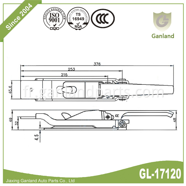 Steel Overcentre Latch